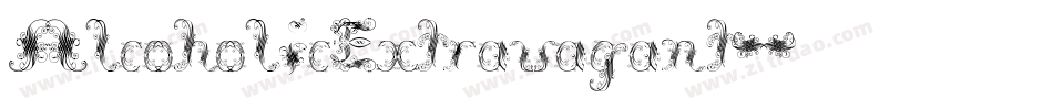 AlcoholicExtravagant字体转换 AlcoholicExtravagant字体转换