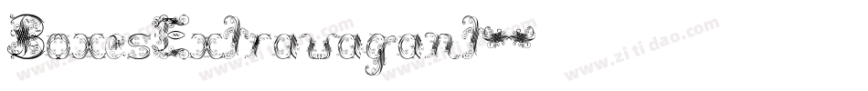 BoxesExtravagant字体转换