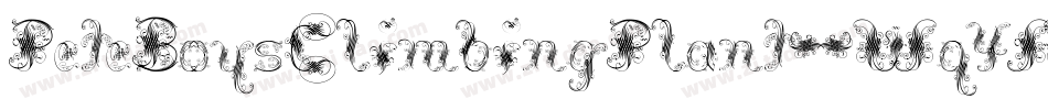 PeteBoysClimbingPlant-Wq4A字体转换