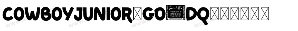 CowboyJunior-GO6Dq字体转换