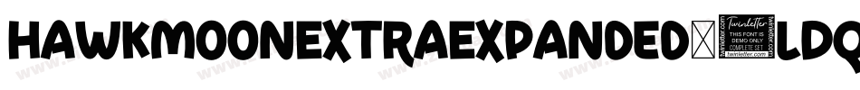 HawkmoonExtraExpanded-6lDq字体转换