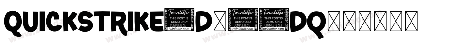 Quickstrike3D-63Dq字体转换
