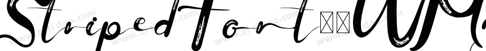 StripedFont-8WMz字体转换 StripedFont-8WMz字体转换