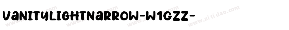 VanityLightnarrow-w1Gzz字体转换