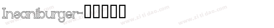 Insaniburger字体转换