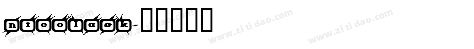 NICOLASK字体转换