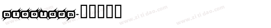 NICOLASN字体转换