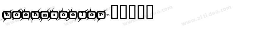 Technicolor字体转换