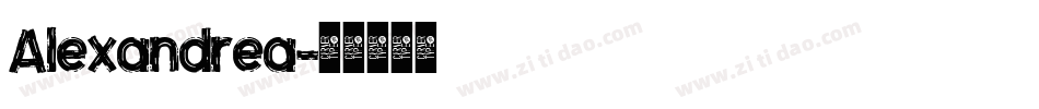 Alexandrea字体转换