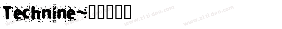Technine字体转换