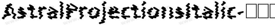 AstralProjectionsItalic字体转换