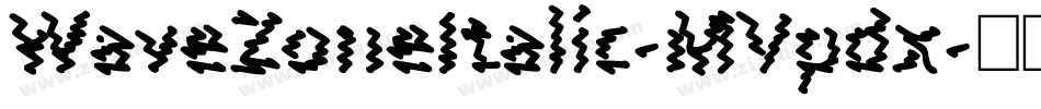 WaveZoneItalic-MVpdx字体转换