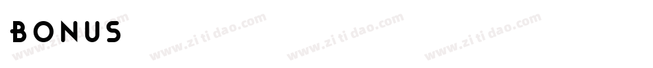 bonus字体转换