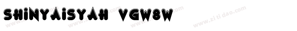 ShinyAisyah-VGW8w字体转换