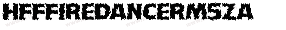 HffFireDancer-m5Za字体转换
