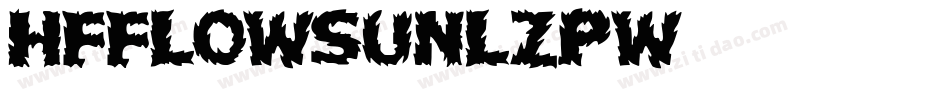 HffLowSun-lzpw字体转换