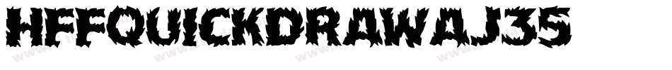 HffQuickDraw-aj35字体转换