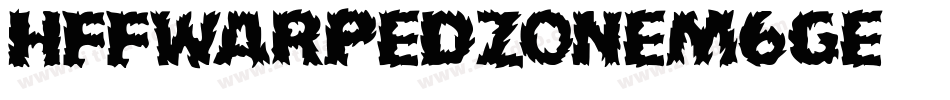 HffWarpedZone-M6ge字体转换