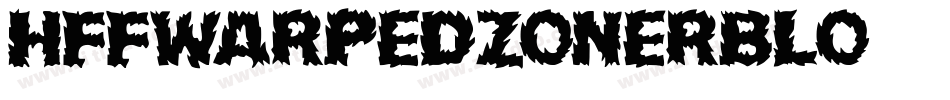 HffWarpedZone-rBLO字体转换