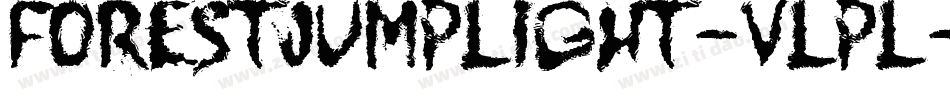 ForestJumpLight-vLPL字体转换