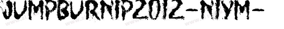 JumpBurnIp2012-n1YM字体转换