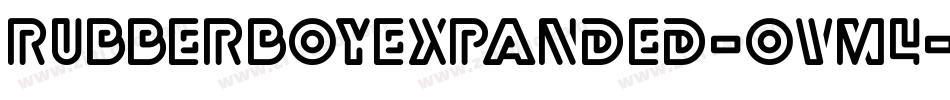 RubberBoyExpanded-OvM4字体转换
