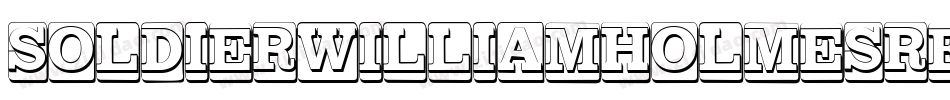 SoldierWilliamHolmesRegular-R2xl字体转换