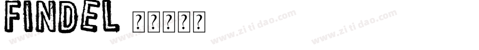 FINDEL字体转换