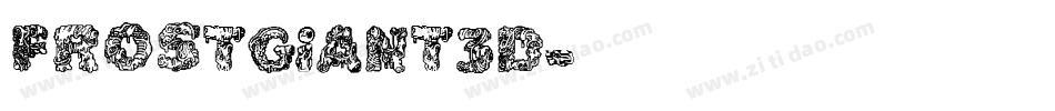 frostgiant3d字体转换