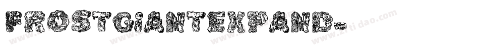 frostgiantexpand字体转换
