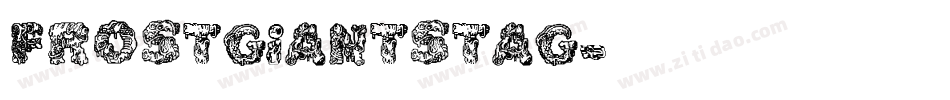 frostgiantstag字体转换