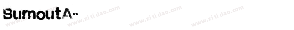 BurnoutA字体转换
