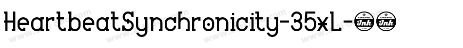 HeartbeatSynchronicity-35xL字体转换