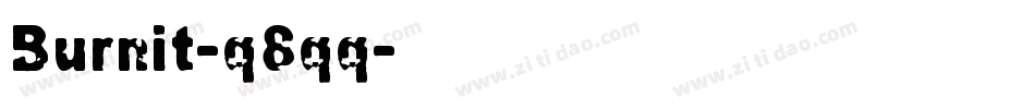 Burnit-q8qq字体转换