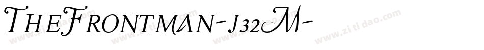 TheFrontman-j32M字体转换