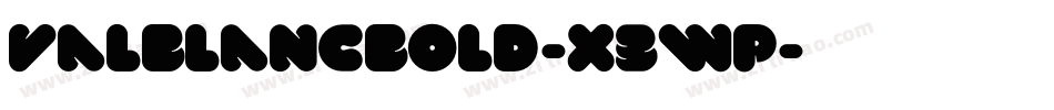 ValBlancBold-X3wP字体转换