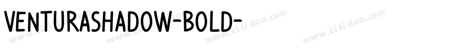 VenturaShadow-Bold字体转换