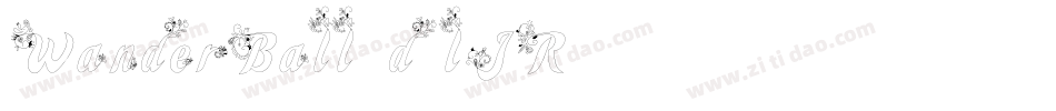 WanderBall-dlJR字体转换