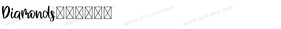 Diamonds字体转换