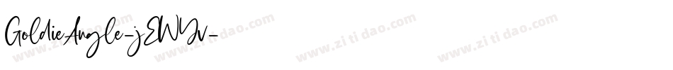 GoldieAngle-jEWYv字体转换