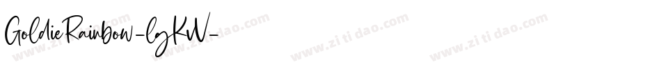 GoldieRainbow-lgKvV字体转换