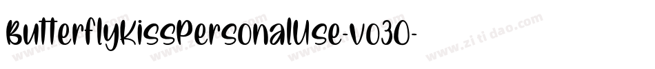 ButterflyKissPersonalUse-vo3O字体转换