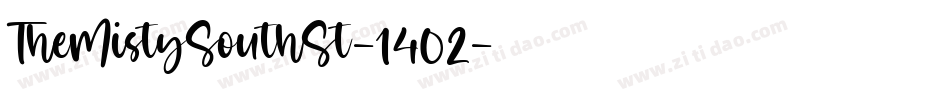 TheMistySouthSt-1402字体转换