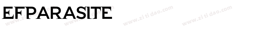 EfParasite字体转换