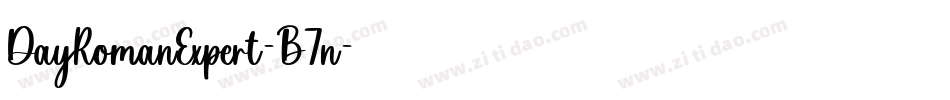 DayRomanExpert-B7n字体转换