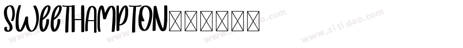 Sweethampton字体转换