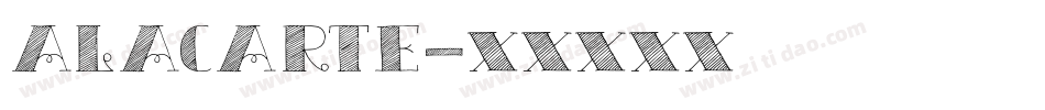 ALACARTE字体转换