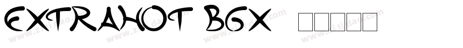 ExtraHot-BgX8字体转换