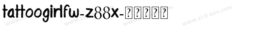 TattooGirlfw-z88X字体转换