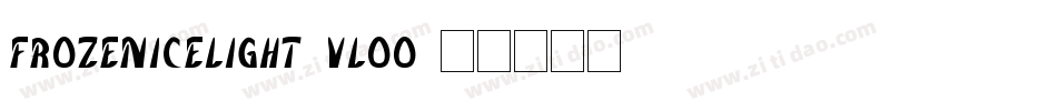 FrozenIceLight-vLoO字体转换
